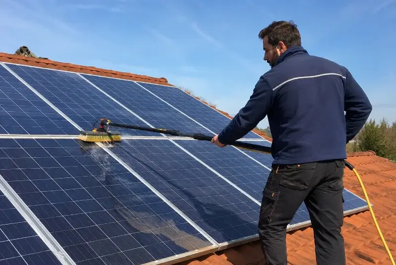 Nettoyage et entretien de panneaux solaires à Luché-Thouarsais